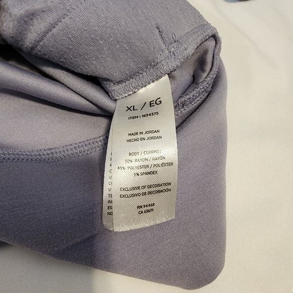 SAGE Collective Scuba Crewneck Sweatshirt. Periwinkle. Super Soft. Pockets L - Picture 4 of 10